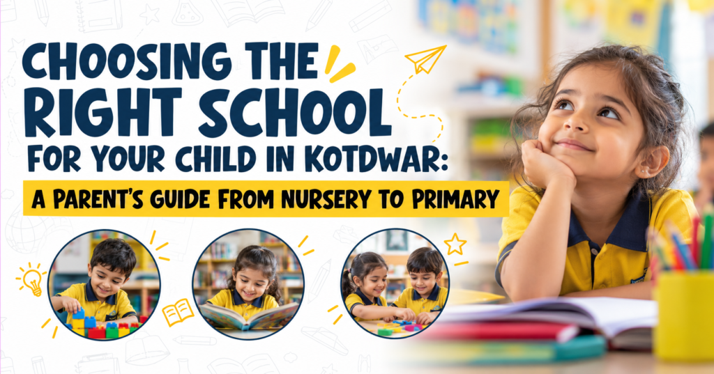 Choosing the Right School for Your Child in Kotdwar: A Parent's Guide from Nursery to Primary